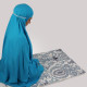 Prayer Set Leaf Printed - Violet Prayer Set Leaf Printed - Violet